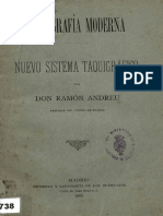 Nuevo Sistema Taquigráfico. Don Ramón Abreu (1895)