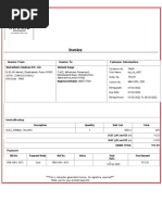 Invoice: Invoice From Invoice To Customer Information