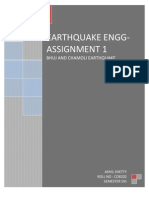 Bhuj and Chamoli Earthquake