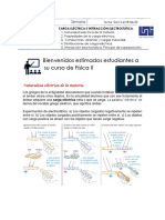 Semana 1 Carga Eléctrica e Interacción Electrostática