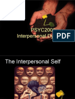 Lecture 5 - The Interpersonal Self