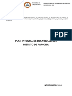 Plan Integral de Desarrollo de Municipalidad - Distrital - de - Parcona