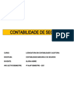 Contabilidade de Seguros