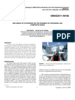 Influence of Hysteresis On The Dynamics of Cryogenic LNG Composite Hoses