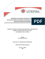 Modelo de Gestion Financiera para El Crecimiento de La Empresa Constructora Golf & Country