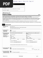 Proof of Claim: Official Form 410