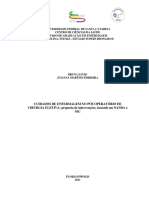 Universidade Federal de Santa Catarina Centro de Ciências Da Saúde Curso de Graduação em Enfermagem Disciplina: Int5162 - Estágio Supervisionado Ii