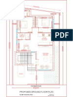 Proposed Ground Floor Plan: 9 M Wide Road