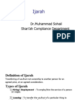 Ijarah: DR - Muhammad Sohail Shari'ah Compliance Department