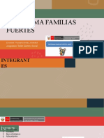 Programa Familias Fuertes - Avance