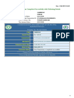 Your Transaction Completed Successfully With Following Details