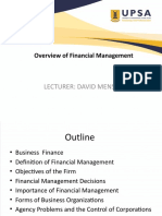 Overview of Financial Management... MBA