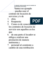 Plantea Un Ejemplo Donde Puedas Usar El Contrato de Locación de Servicios y