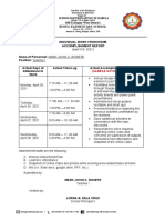 IDLAR Individual Daily Log and Accomplishment Report Buneg ES