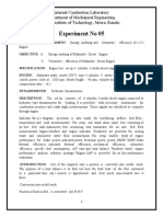 Energy Auditing and Volumetric Efficiency of A C.I Engine