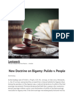 New Doctrine On Bigamy - Pulido v. People - Legisperit