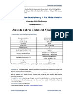 Airslide Fabric Technical Specification