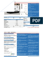 Depco Power Generator: Standard Specifications