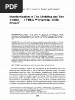 Standard Tire Model Testing