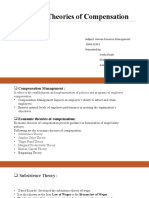 Economic Compensation Theories