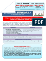 ACTIVIDAD DE APRENDIZAJE - EDA 3 - Sesion 3 - QUINTO GRADO