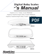 Hopkins Featherweight Baby Scale Manual