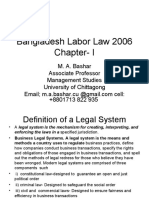 Bangladesh Labor Law 2006 Chapter-I