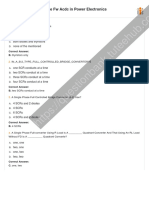 5 Question Set For 1phase FW Acdc in Power Electronics