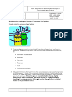 Handling and Storage of Gas Cylinders