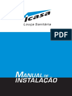 Manual de Instalação Hidrosanitário - Execução - ICASA