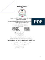 Study On Multi Blade Cutting Machine Used: A Mini Project Report ON