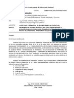 Carta #12 - Informe Mensual de Mayo