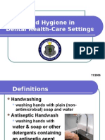 Hand Hygiene in Dental Health-Care Settings