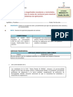 Análisis Vectorial para Quinto Grado de Secundaria 