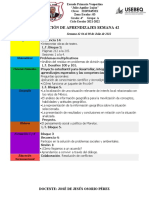 Planeación 4° A Semana 41