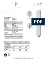 65° Panel Antenna: General Specifications