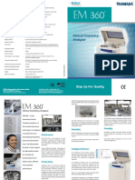 Brosur Automated Clinical Analyzer EM 360 Transasia