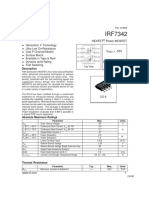 Generation V Technology Ultra Low On-Resistance Dual P-Channel Mosfet Surface Mount Available in Tape & Reel Dynamic DV/DT Rating Fast Switching