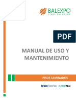 Manual de Uso y Mantenimiento - Pisos Laminados