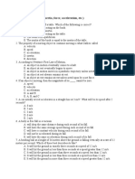 Science 8 Exam Test Samples