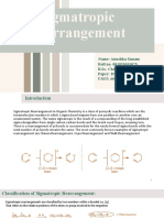 Sigmatropic Rearrangement - Anushka Sunam