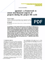 Project Appraisal A Framework To Assess Non-Financial Aspects of Projects