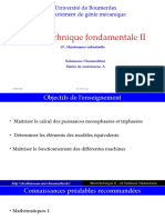 Electrotechnique Fondamentale II - Machine CC