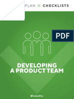 Developing A Product Team Checklist by ProductPlan