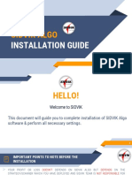 Sidvik Algo Installation Guide