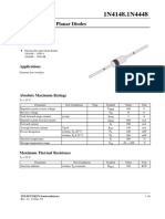 Silicon Epitaxial Planar Diodes: Features