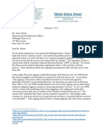 United State Senate Banking Committee Letter To James Dimon CEO JP Morgan Chase