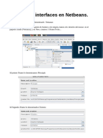 Creando Interfaces en Netbeans