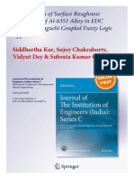 Optimization of Surface Roughness Parameters of Al-6351 Alloy in EDC Process: A Taguchi Coupled Fuzzy Logic Approach