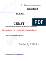 CBNST Notes For BCA PU 3rd Sem Based On Syllabus PDF